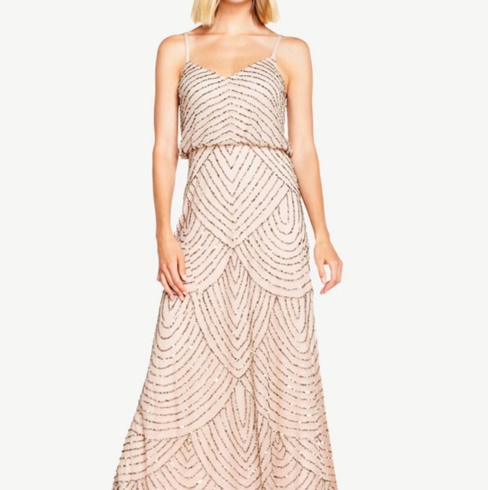 COPY - NWT Adrianna Papell Formal Art Deco Beaded